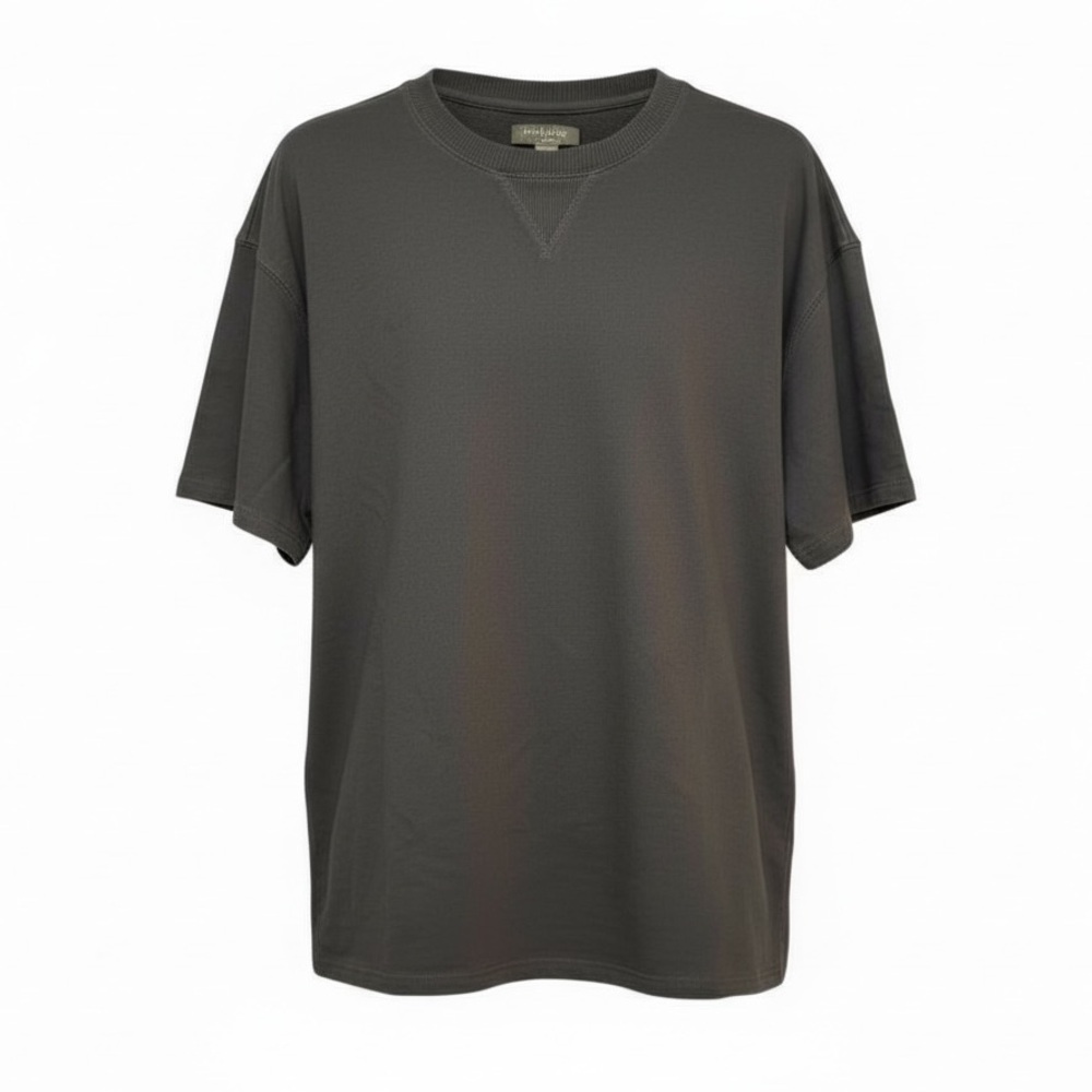 🆕 NWT PRIMARK Charcoal Short Sleeve sweatshirt size L